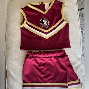 FSU toddler cheerleading outfit, 3T
